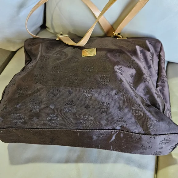 Mcm monogram nylon zip tote - Picture 6 of 7
